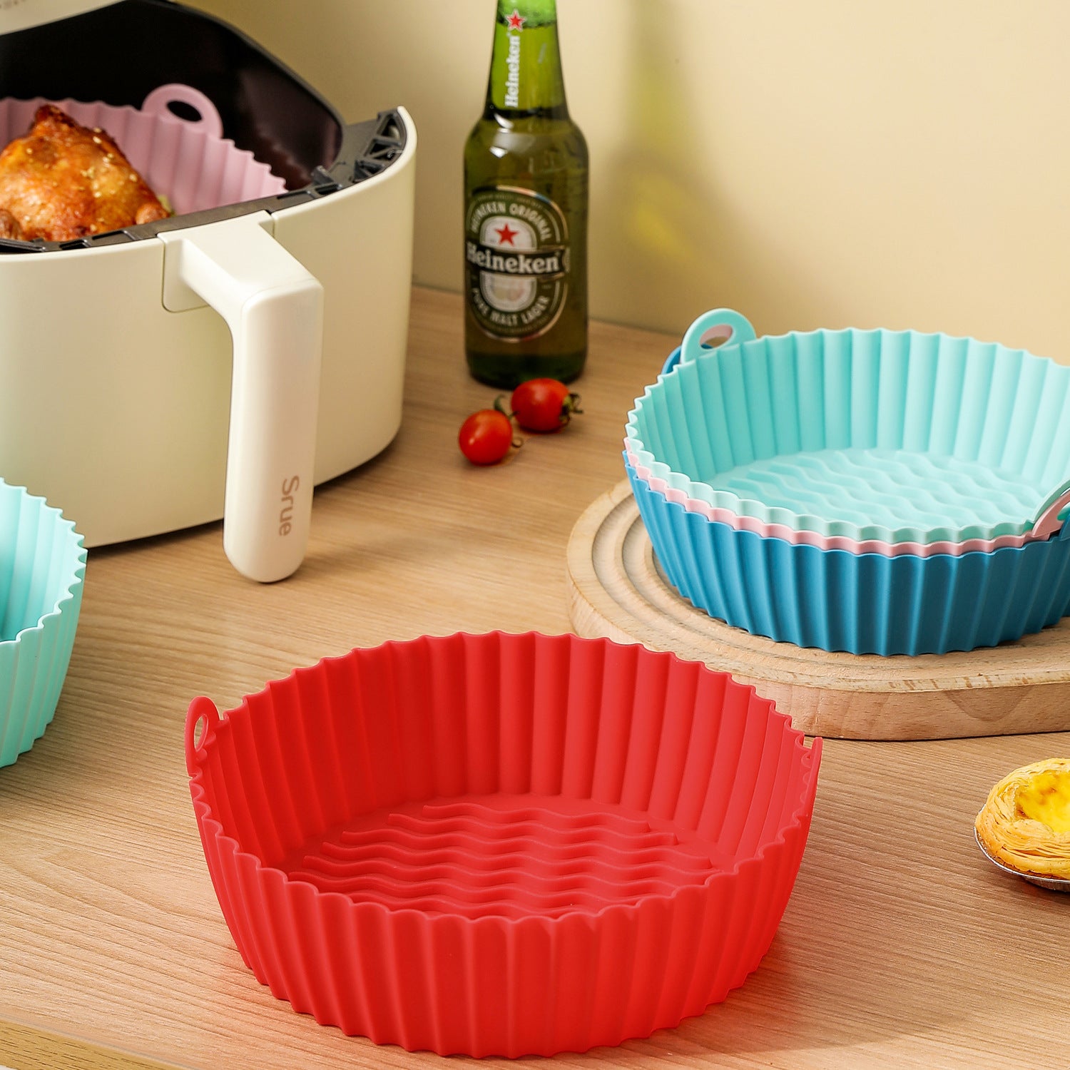 Reusable Silicone Air Fryer Basket Liner – Mess‑Free Cooking Every Time