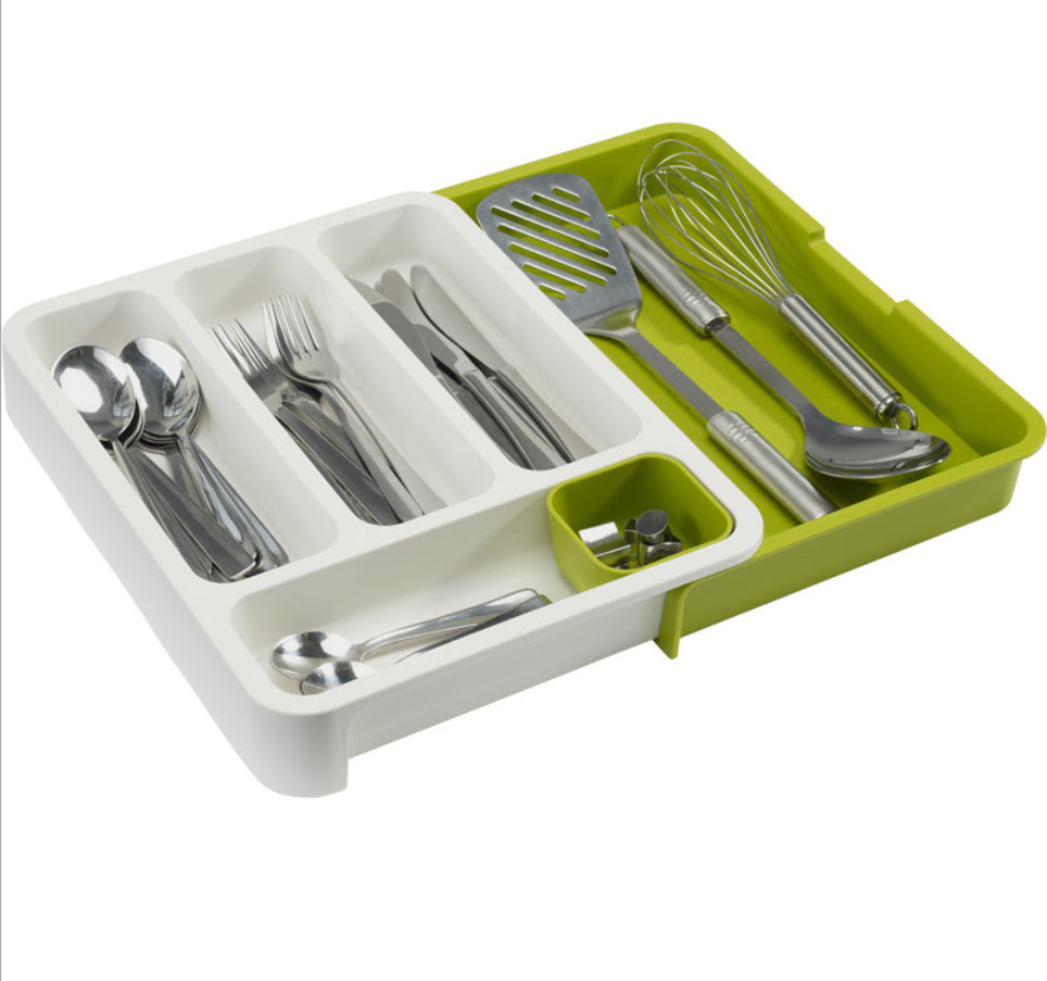 Expandable Kitchen Drawer Organizer for Clutter-Free Storage