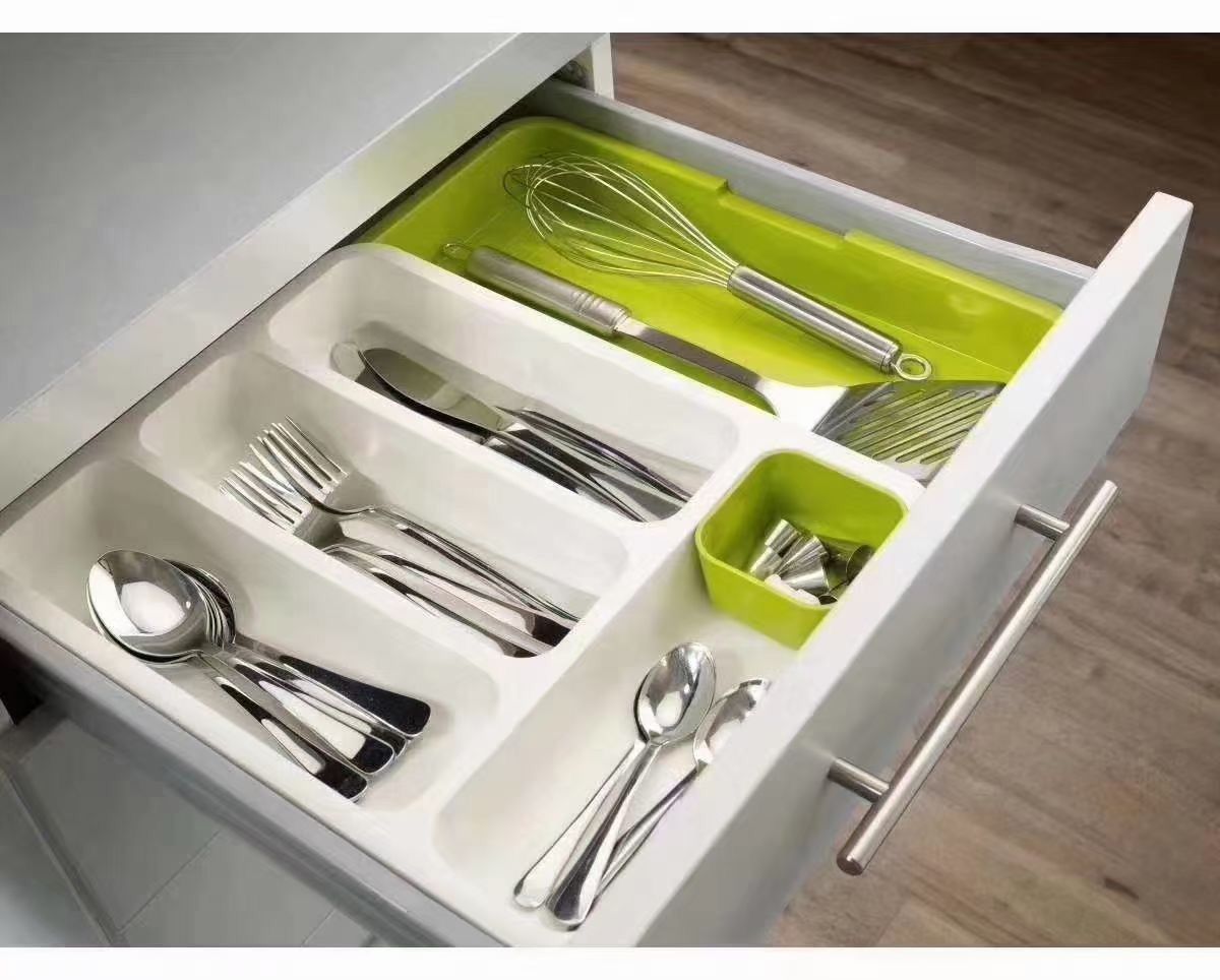 Expandable Kitchen Drawer Organizer for Clutter-Free Storage