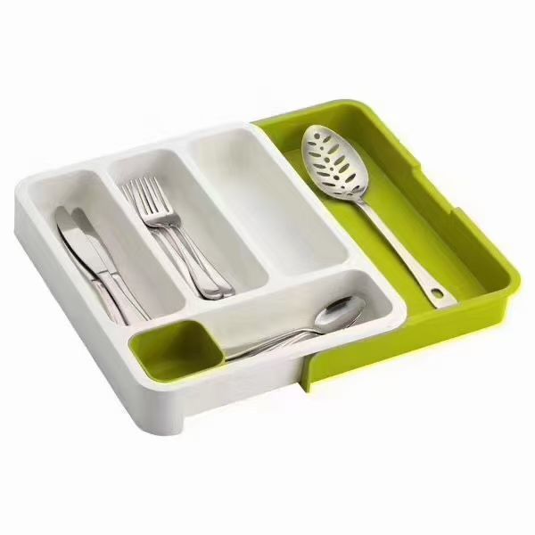 Expandable Kitchen Drawer Organizer for Clutter-Free Storage