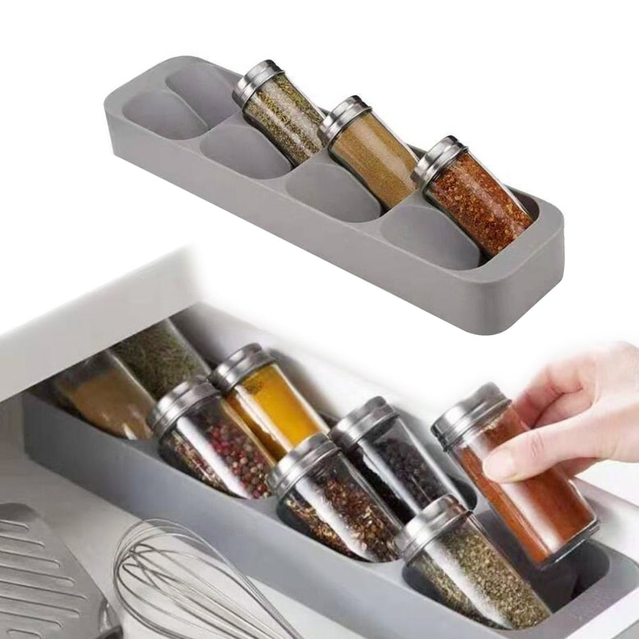 Magnetic Spice Bottle Rack – Organize Your Kitchen With Ease