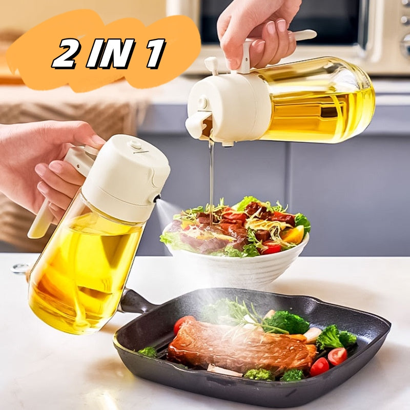 2-in-1 Oil & Vinegar Sprayer – Easy, Healthy Cooking Every Time