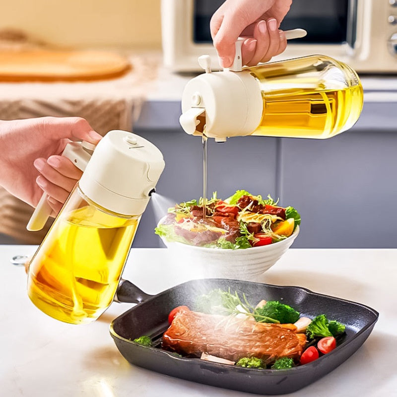 2-in-1 Oil & Vinegar Sprayer – Easy, Healthy Cooking Every Time